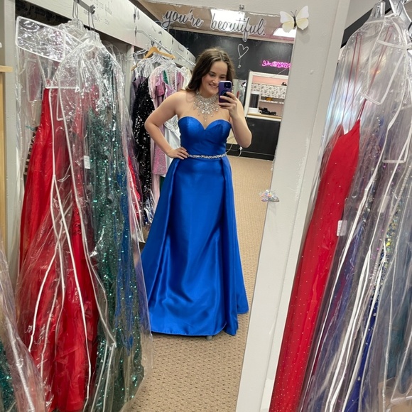 Royal Blue Size 10 Formal Gown - Picture 1 of 6